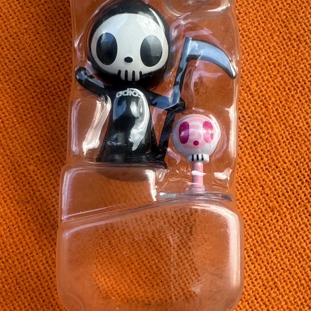 tokidoki Grim Reaper Black and White Vinyl Figure